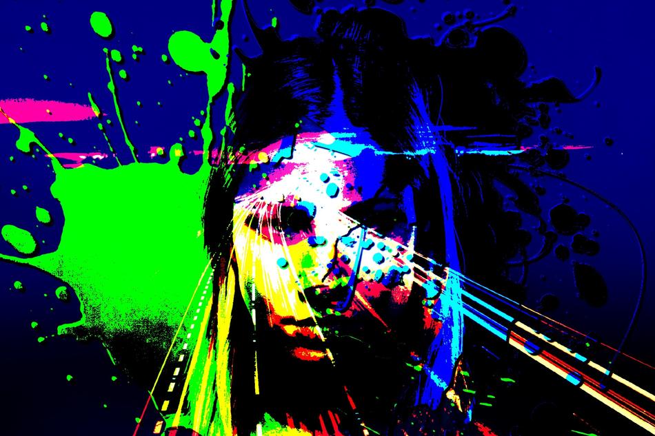 Pop Art Beautiful Woman