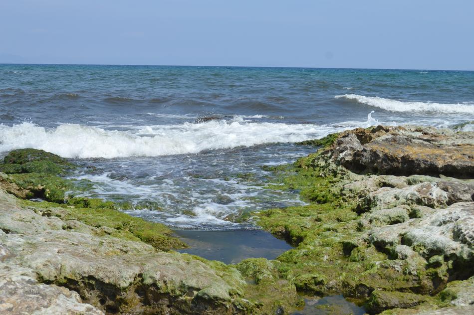 Sea Beach Rocks view