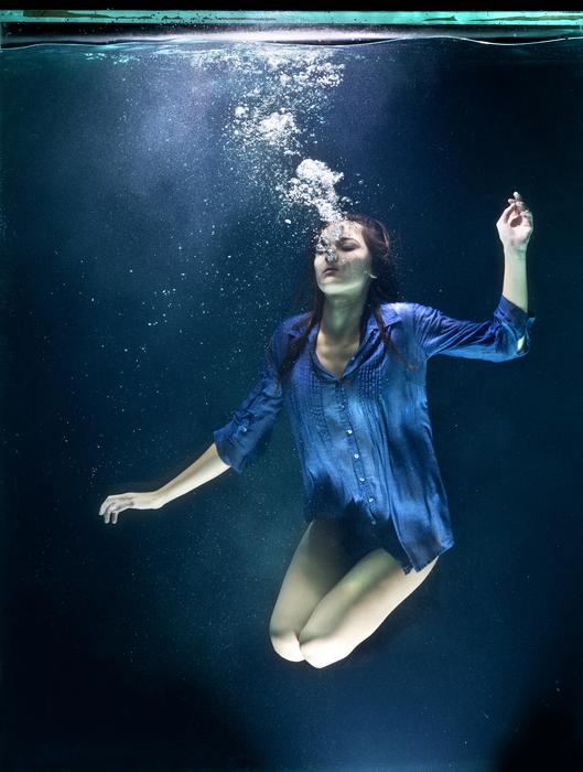Blue Underwater Fashion