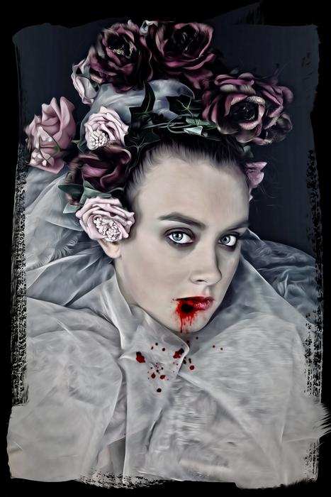 woman female portrait fantasy