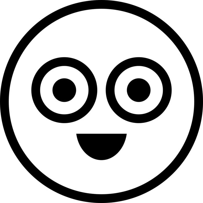 the black smiley face is funny.