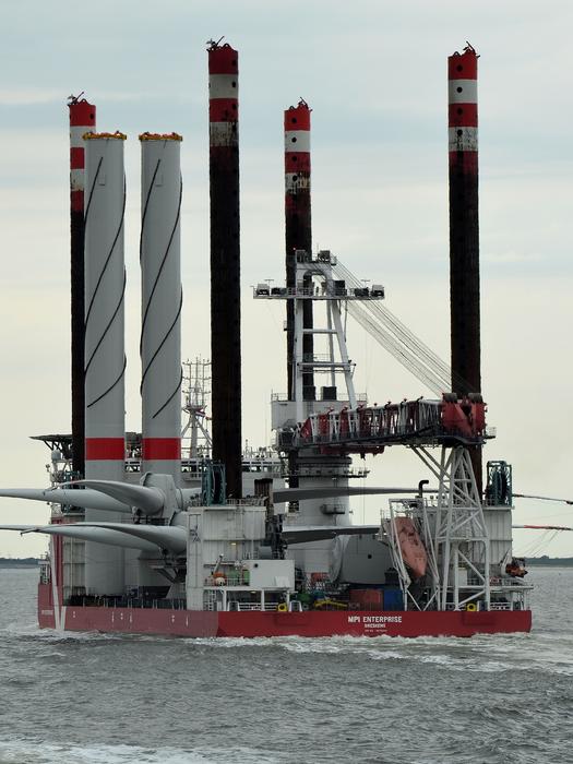 Borkum Working Ship Wind Power