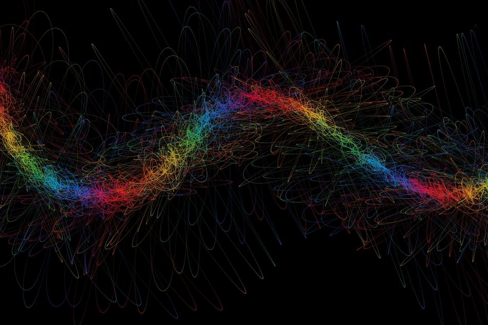 background light glow lines