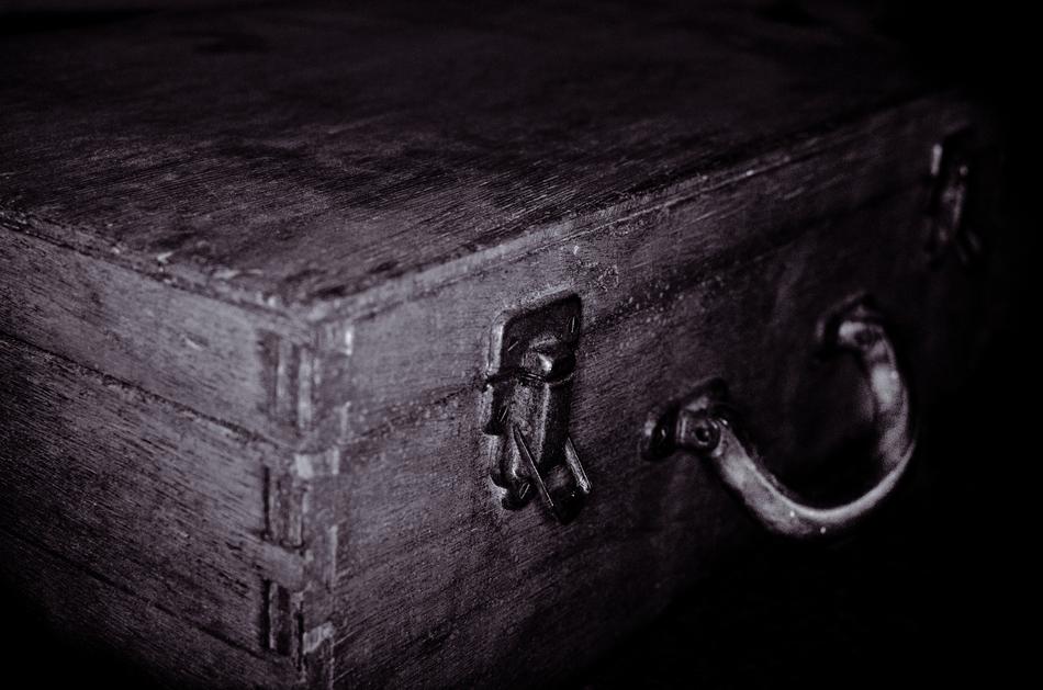 Wooden Travel Suitcase