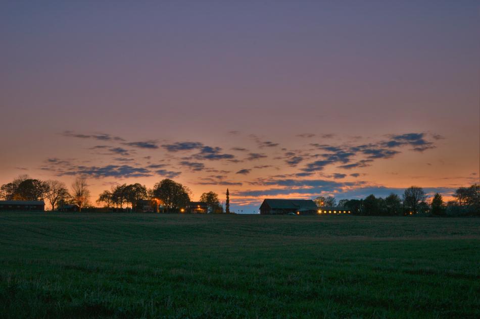 Evening Sunset scenery