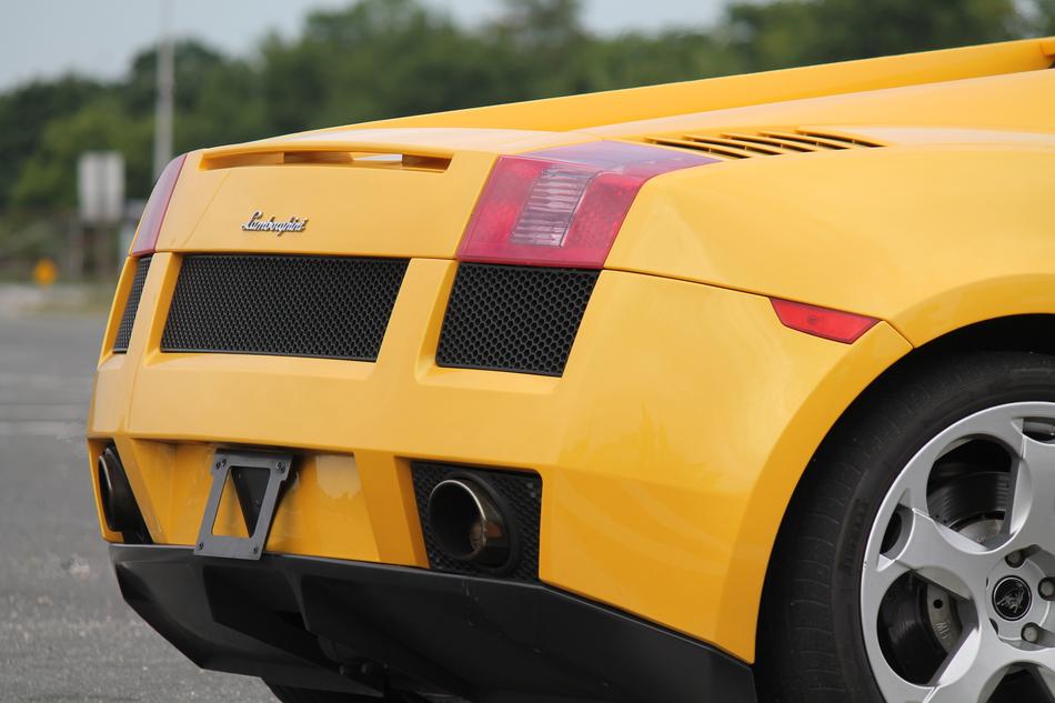 Lamborghini Yellow Fast Car