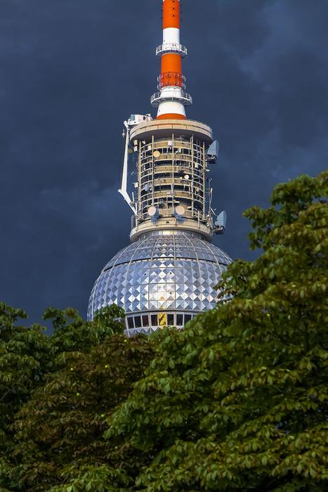 Building Tv Tower in Berlin