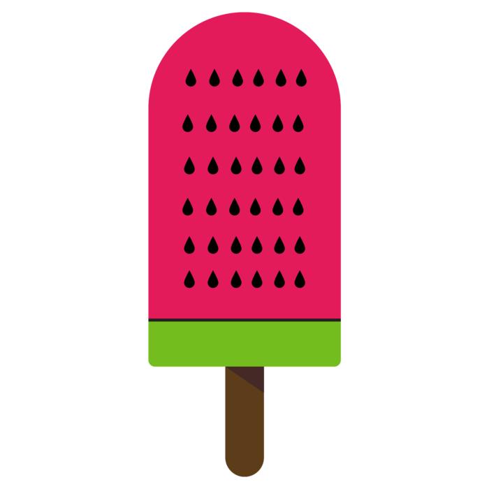 watermelon ice cream drawing