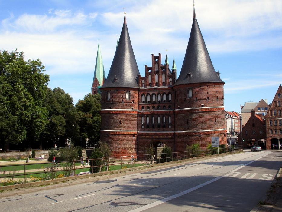 Holsten Gate Lübeck Landmark