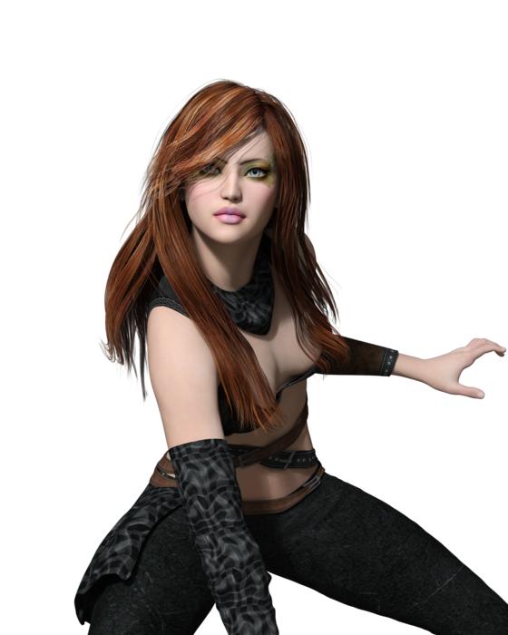 woman beautiful face pretty hair