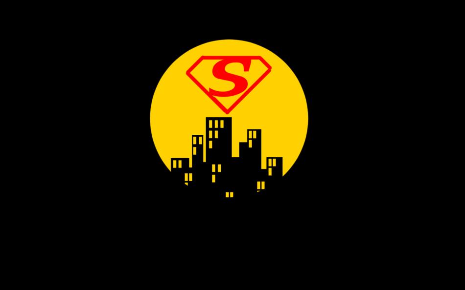 superman sun city drawing