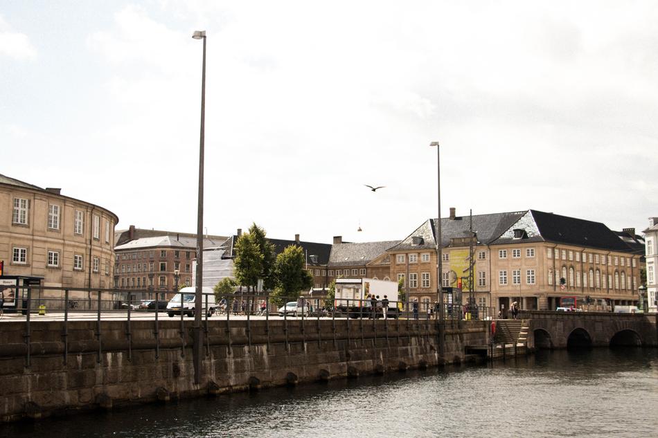 european city by the water