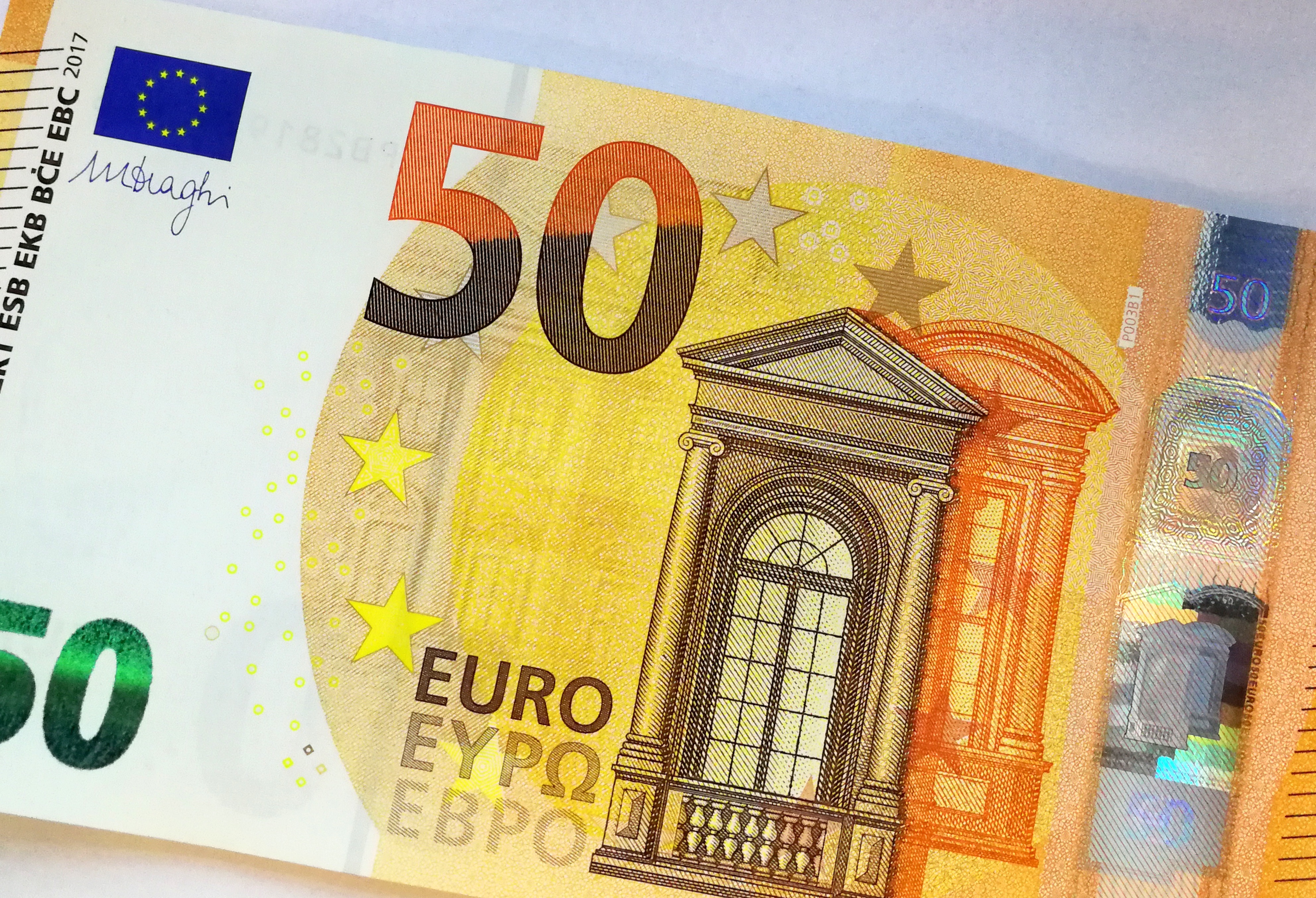 Евро купюры 1 евро