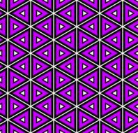 purple pattern triangles