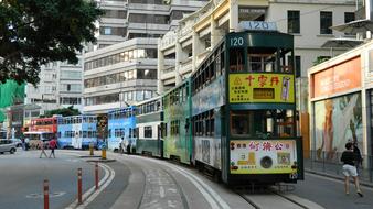 Hongkong Tram Vintage