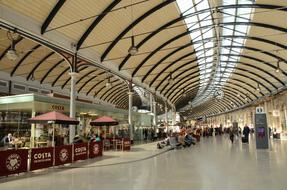 Station Train Dome shops