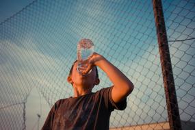 Boy Water drink