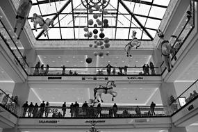Mall People Architecture black and white