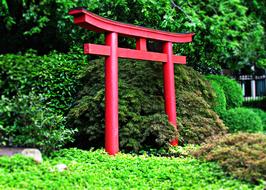 Building Garden red arch