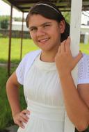 Girl Portriat White dress