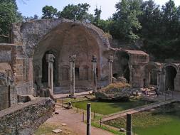 stone architecture with columns