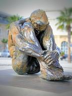 Bronze Man Statue Sculpture