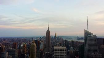 sunset Manhattan