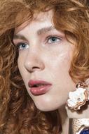 Model Red Hair