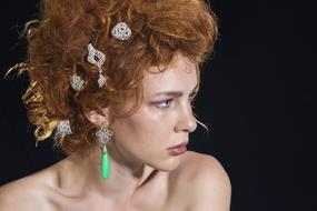 Red Hair young model Portrait