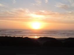 Ocean Beach in Sunset view