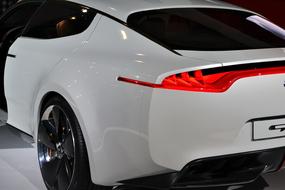 Kia Sports Car Rear View Exterior