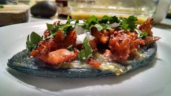 Fried seafood with vegetables