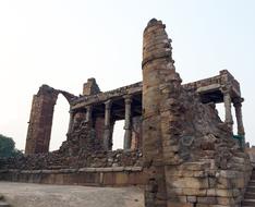 Qutb Minar Monument in New Delhi, India