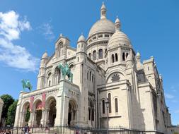 Basilica of the Sacre-Coeur Catholic Church in Paris