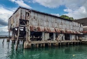 Ruins Architecture Island water