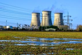 Power Station Electricity Cooling towers