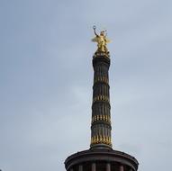 Berlin Siegessäule Landmark Gold