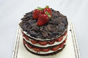 berry chocolate cake