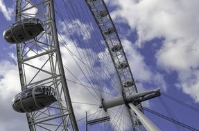 London Eye Ferris Wheel Places Of