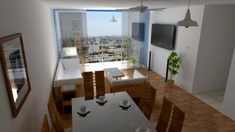 Render of modern Architecture room