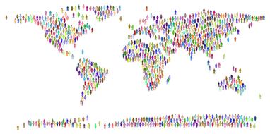 people earth map drawing