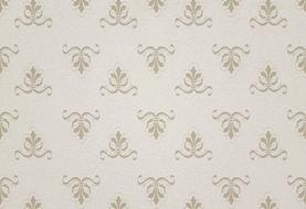 brown decorative pattern on white background