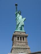 famous New York Statue Freedom