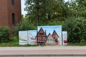 beautiful drawings by the roadside
