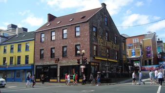 Street Buildings People