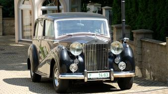 Rolls-Royce Black Oldtimer