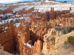 landscape on the cliffs in colorado