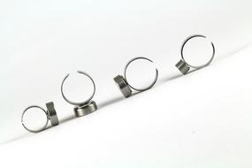Rings Steel Tilted