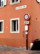 Street Sign Facade