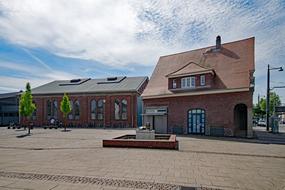 architecture in the historic center in Darmstadt